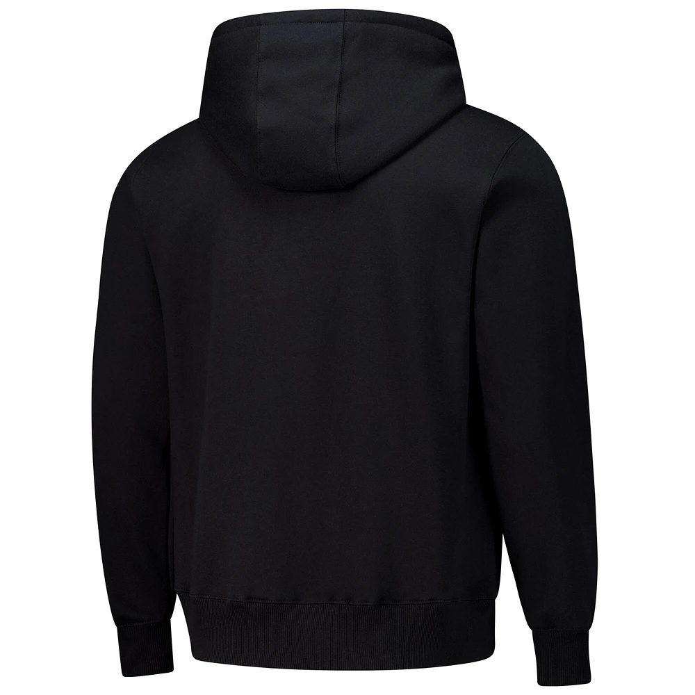 Unisex Dunbrooke  Black Minnesota Vikings Defender Quarter-Zip Hoodie
