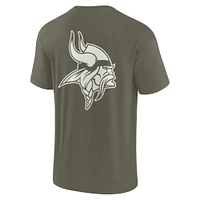 Unisex Fanatics Olive Minnesota Vikings Elements Super Soft Short Sleeve T-Shirt