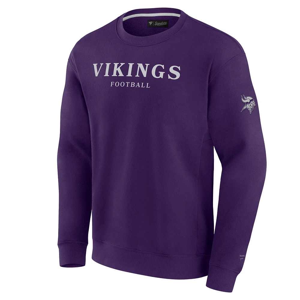 Unisex Fanatics  Purple Minnesota Vikings Elements Unlimited Fleece Pullover Sweatshirt