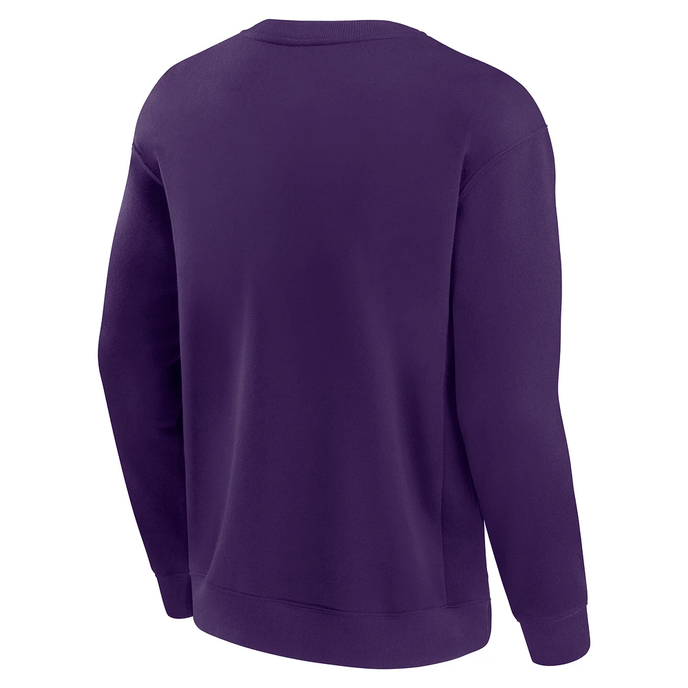 Unisex Fanatics  Purple Minnesota Vikings Elements Unlimited Fleece Pullover Sweatshirt