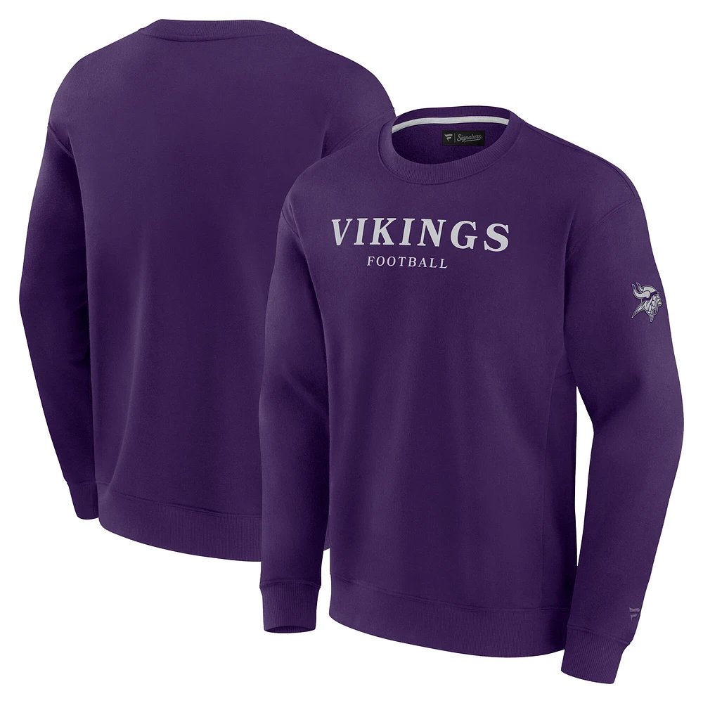 Unisex Fanatics Purple Minnesota Vikings Elements Unlimited Fleece Pullover Sweatshirt