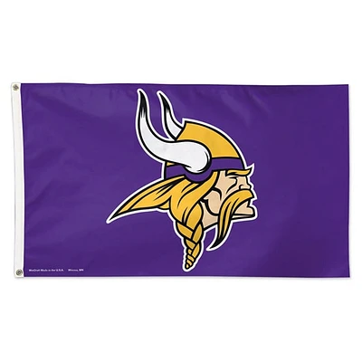 WinCraft Minnesota Vikings Deluxe Drapeau 3 pi x 5 pi