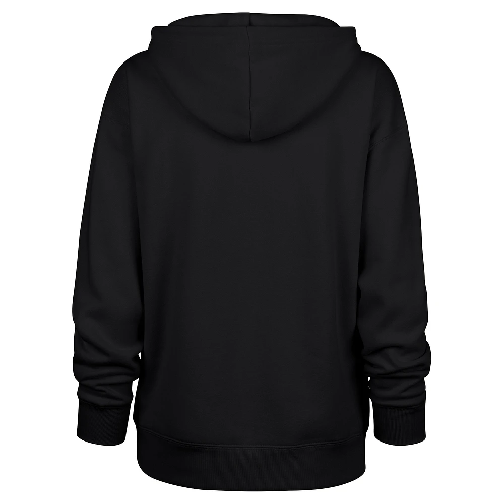 Women's '47  Black Minnesota Vikings Clarity Naomi Pullover Hoodie