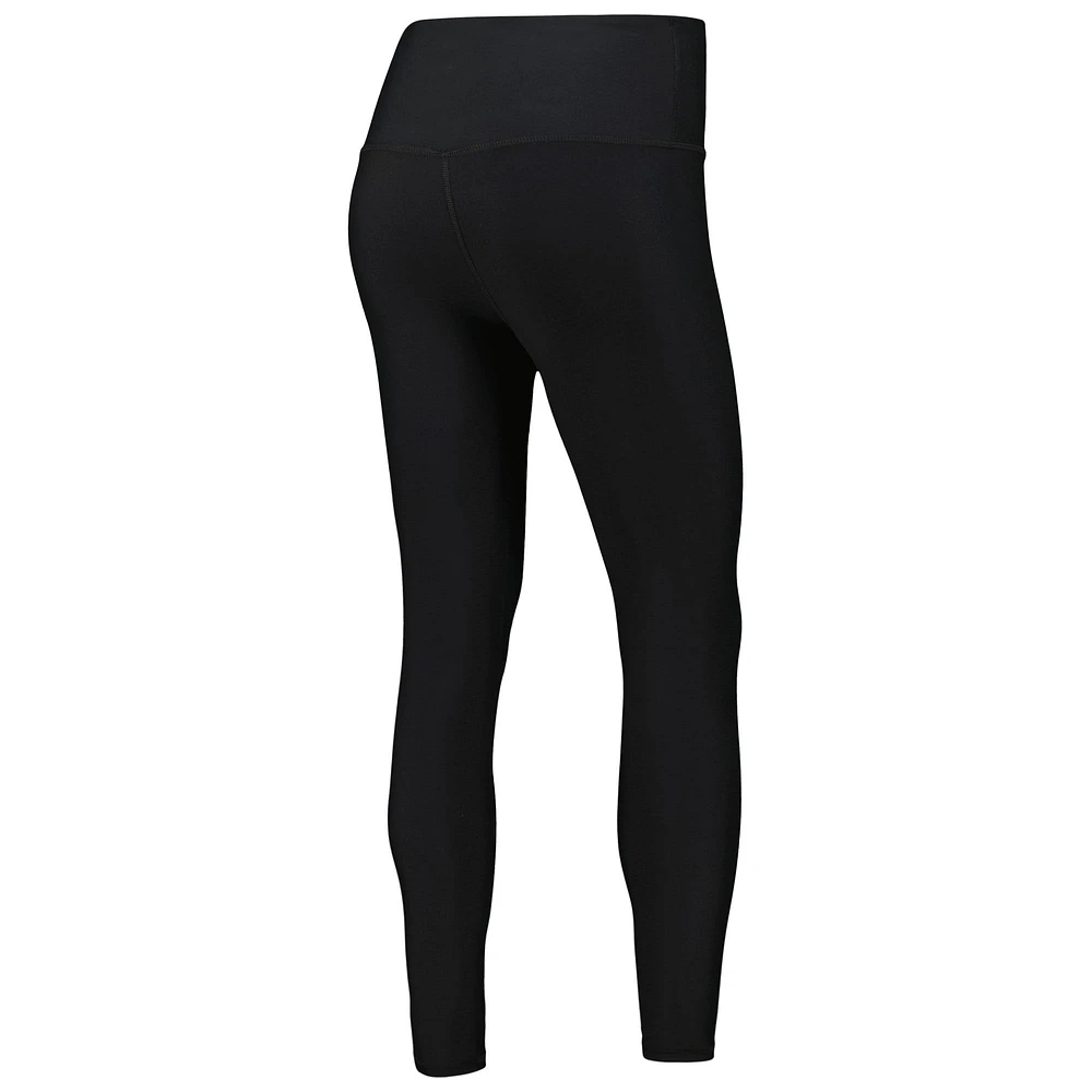 Women's Black Minnesota Vikings Leggings & Midi Bra Set