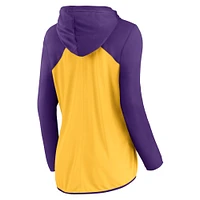 Women's Fanatics Gold/Purple Minnesota Vikings Script Full-Zip Hoodie