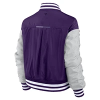 Women's Fanatics  Purple Minnesota Vikings Elements Wave Full-Snap Jacket