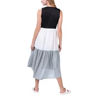 Women's G-III 4Her by Carl Banks Black/Gray Minnesota Vikings 12th Inning Colorblock Dress