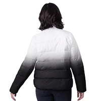 Women's G-III 4Her by Carl Banks  Black Minnesota Vikings Overtime Ombre Full-Zip Puffer Jacket