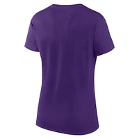 Women's Logo Athletic Purple Minnesota Vikings Lean T-Shirt
