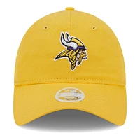 Women's New Era Gold Minnesota Vikings Main Core Classic 2.0 9TWENTY Adjustable Hat