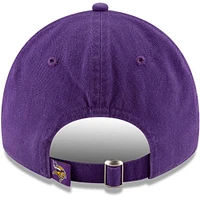 Women's New Era Purple Minnesota Vikings Core Classic Primary 9TWENTY Adjustable Hat