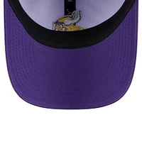 Women's New Era Purple Minnesota Vikings Smiley 9TWENTY Adjustable Hat