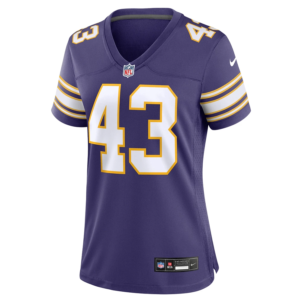 Women's Nike Andrew Van Ginkel Minnesota Vikings Alternate Game Jersey