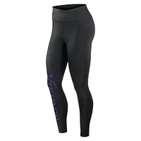 Women's Nike Black Minnesota Vikings Primetime Yard Line Leggings