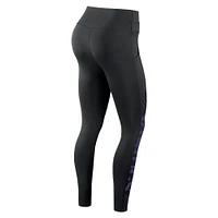Women's Nike Black Minnesota Vikings Primetime Yard Line Leggings
