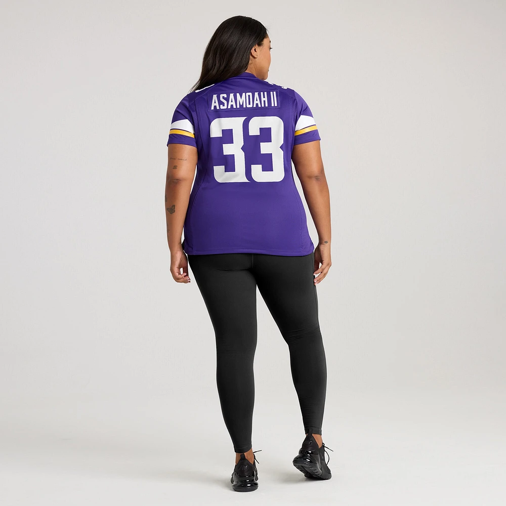 Women's Nike Brian Asamoah Purple Minnesota Vikings Player Game Jersey