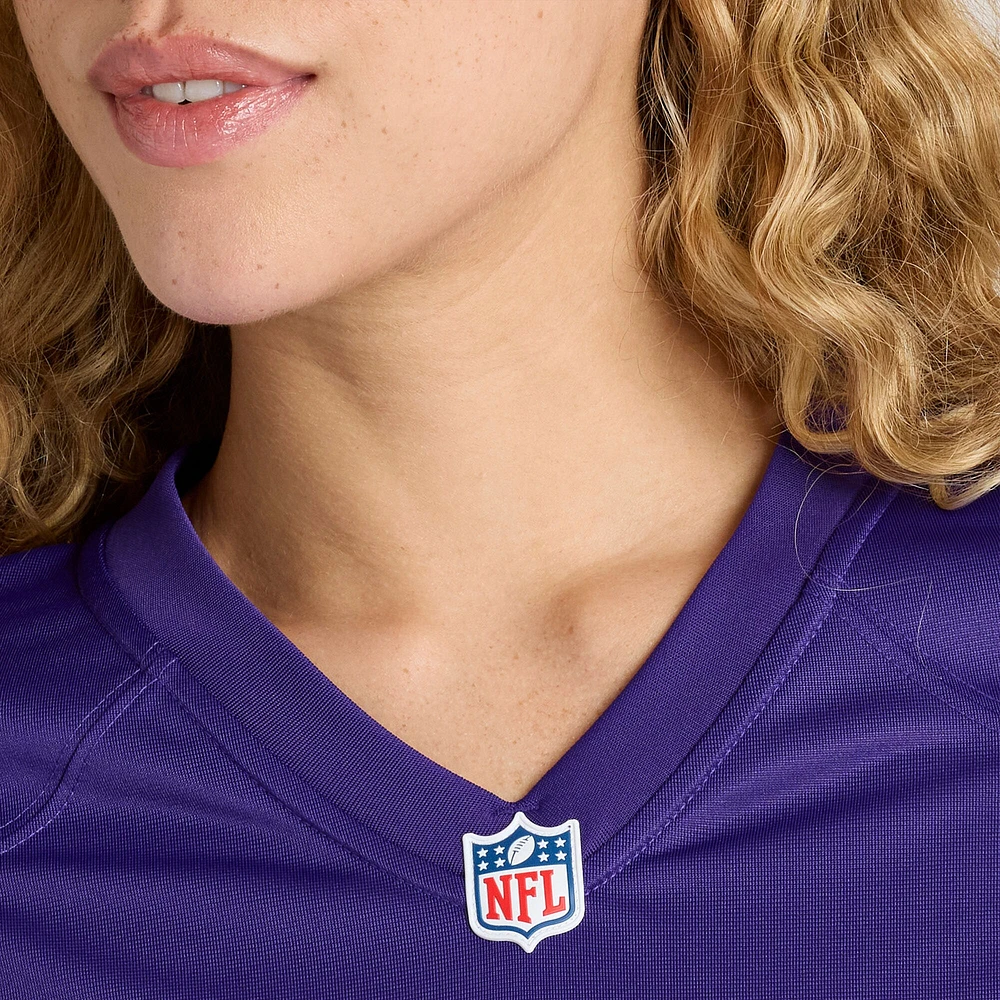 Women's Nike Donovan Jackson  Purple Minnesota Vikings Team Game Jersey