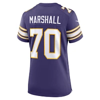 Women's Nike Jim Marshall Purple Minnesota Vikings Classic Retired Player Jersey