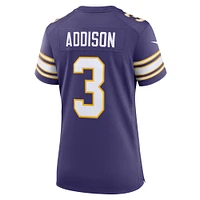 Women's Nike Jordan Addison Purple Minnesota Vikings Classic Player Game Jersey