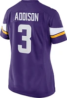 Women's Nike Jordan Addison  Purple Minnesota Vikings Team Game Jersey
