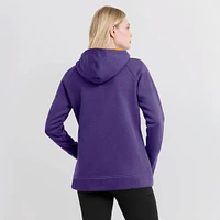 Women's Nike  Purple Minnesota Vikings Asymmetrical Raglan Full-Zip Hoodie