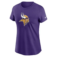 Women's Nike Purple Minnesota Vikings  Primary Logo T-Shirt