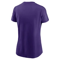 Women's Nike Purple Minnesota Vikings  Primary Logo T-Shirt