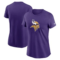Women's Nike Purple Minnesota Vikings  Primary Logo T-Shirt