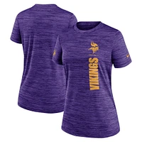 Women's Nike Purple Minnesota Vikings Sideline Velocity Performance T-Shirt