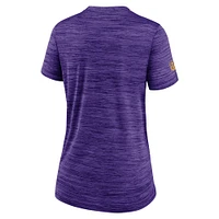 Women's Nike Purple Minnesota Vikings Sideline Velocity Performance T-Shirt