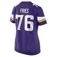 Women's Nike Will Fries  Purple Minnesota Vikings Team Game Jersey