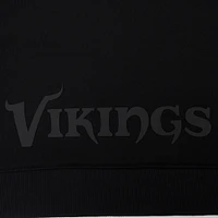 Women's Pro Standard Black Minnesota Vikings Jeweled Cropped Pullover Hoodie