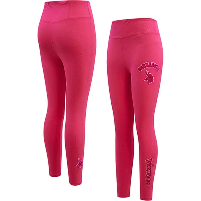 Women's Pro Standard Minnesota Vikings Triple Pink Leggings