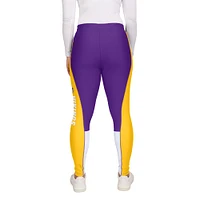 Women's WEAR by Erin Andrews Purple/Gold Minnesota Vikings Color-Block Leggings