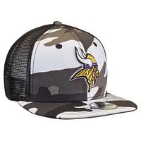 Casquette Snapback 9FIFTY Snapback pour jeunes Minnesota Vikings camouflage/noir
