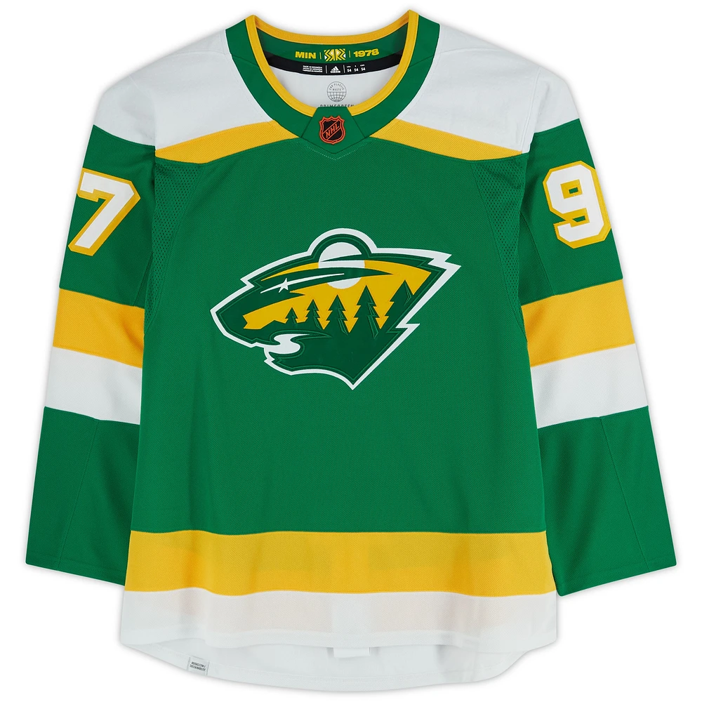 Kirill Kaprizov Minnesota Wild Autographed 2022-23 Reverse Retro adidas Authentic Jersey