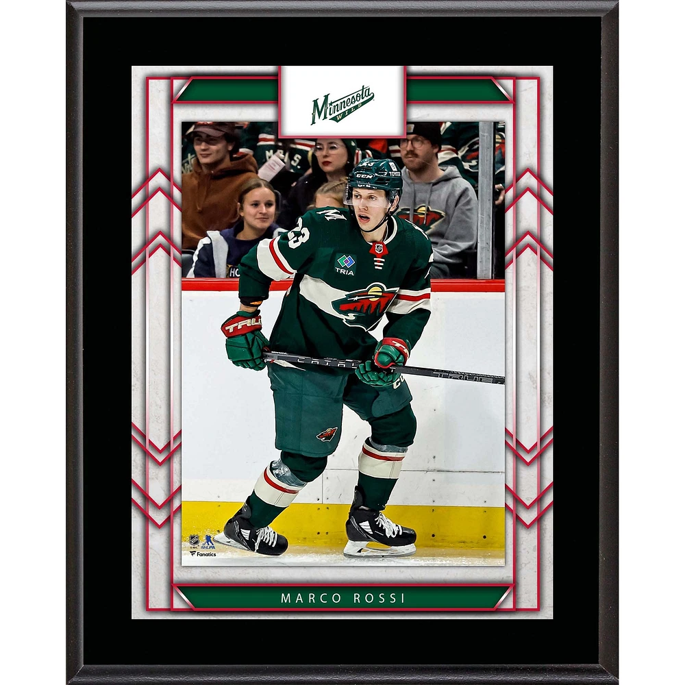 Marco Rossi Minnesota Wild 10.5" x 13" Sublimated Player Plaque