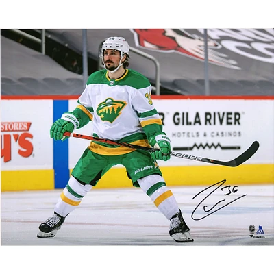 Mats Zuccarello Minnesota Wild Autographed 16" x 20" Reverse Retro Jersey Skating Photograph