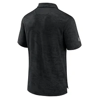Men's Fanatics Black Minnesota Wild Authentic Pro Rink Polo