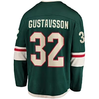 Fanatics pour hommes Filip Gustavsson Vert Minnesota Wild Home Breakaway Player Maillot