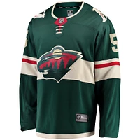 Men's Fanatics Jake Middleton Green Minnesota Wild Home Breakaway Player Jersey