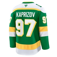 Maillot de remplacement Premium vert Minnesota Wild Fanatics Kirill Kaprizov pour homme