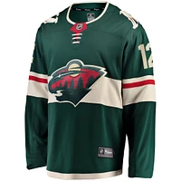 Men's Fanatics Matthew Boldy Green Minnesota Wild Home Breakaway Player Jersey