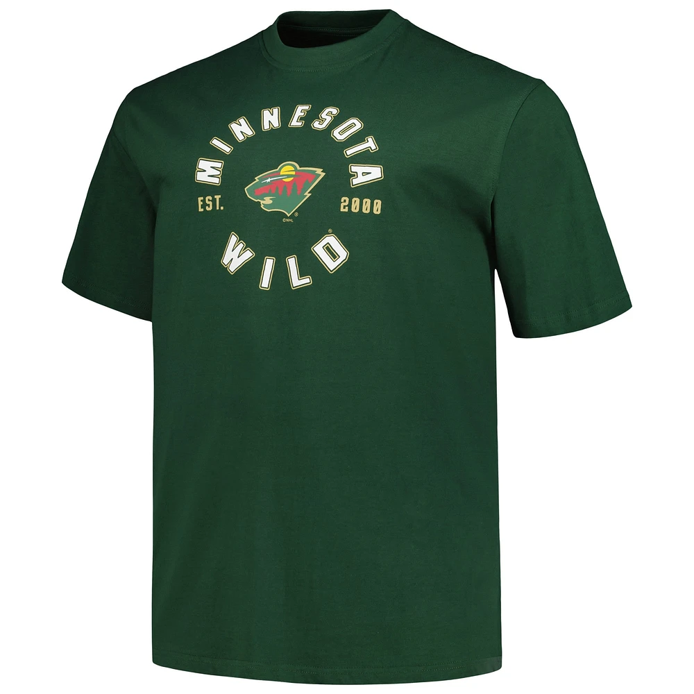 Men's Fanatics Minnesota Wild Big & Tall 2-Pack T-Shirt Set