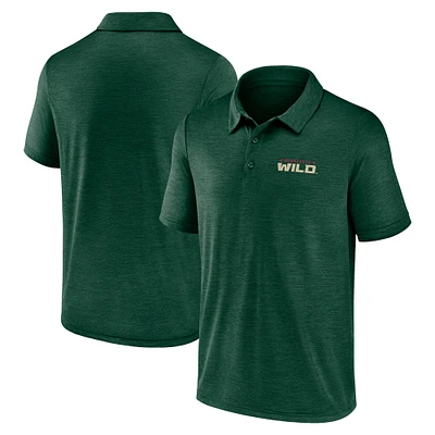 Polo vert Minnesota Wild Unstoppable pour homme