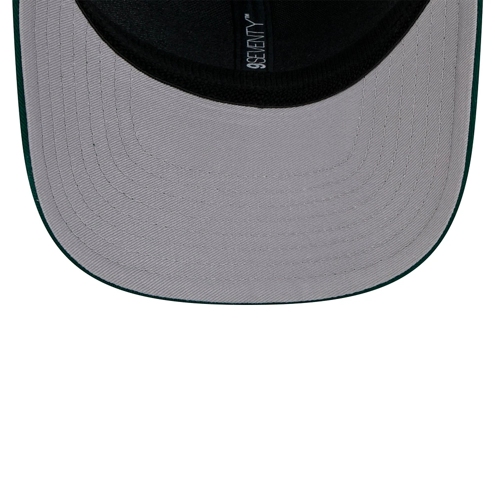 Men's New Era Green Minnesota Wild Core Trucker 9SEVENTY Stretch-Snap Hat