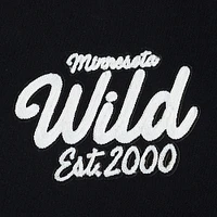 Men's Pro Standard  Black Minnesota Wild Paint the City Pullover Hoodie
