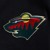 Men's Pro Standard  Black Minnesota Wild Paint the City Pullover Hoodie