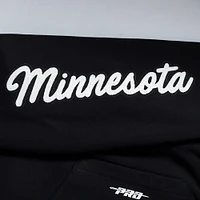 Men's Pro Standard  Black Minnesota Wild Paint the City Pullover Hoodie