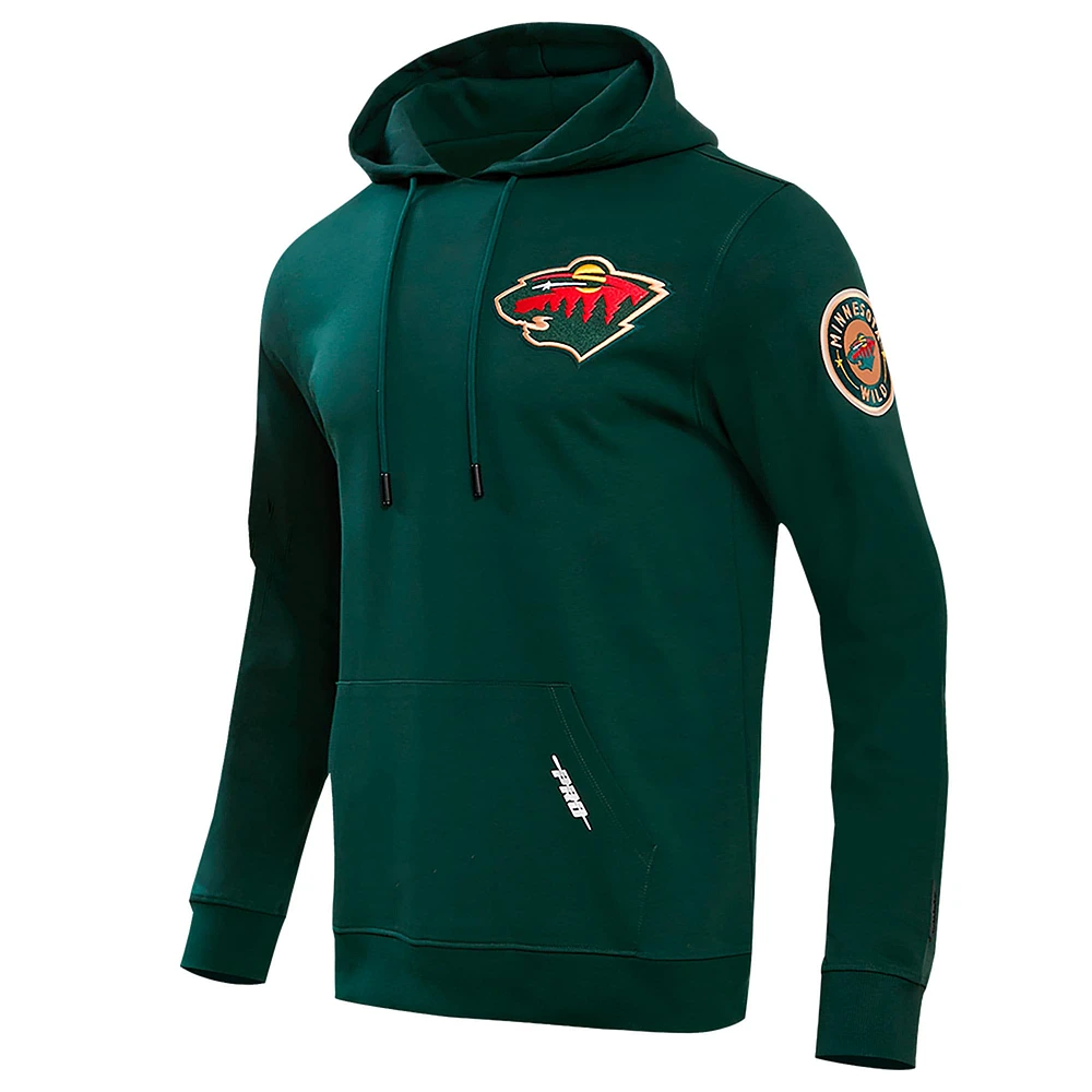 Men's Pro Standard Green Minnesota Wild Classic Pullover Hoodie